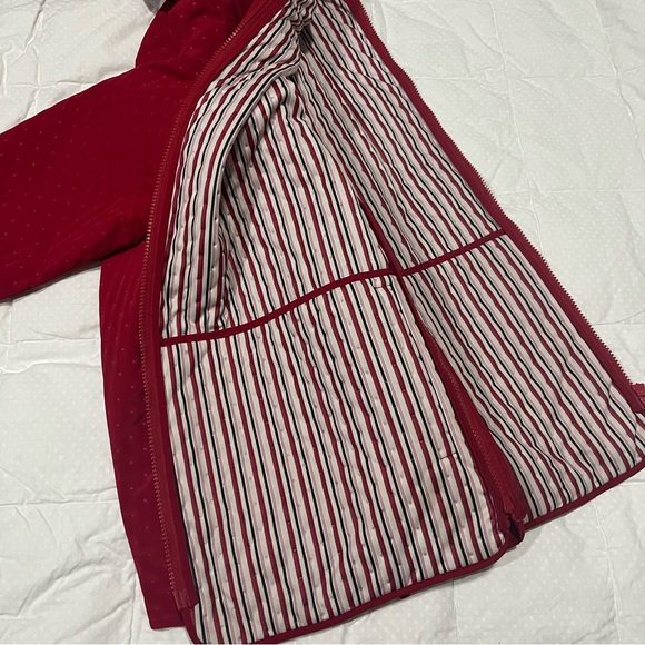 HILARY RADLEY - Vintage Red Quilted Jacket - Women’s L - Picture 12 of 13